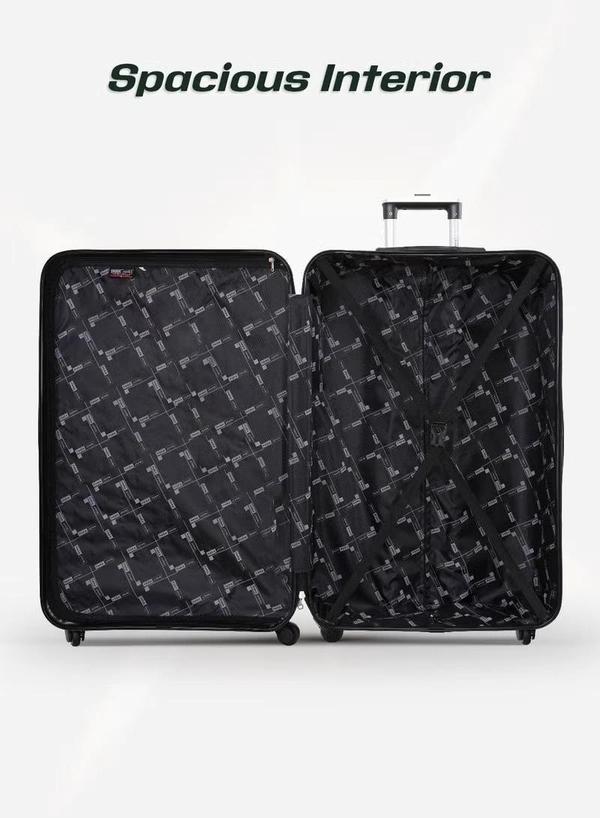 PARAJOHN Lightweight 3-Pieces ABS Hard Side Travel Luggage Trolley Bag Set