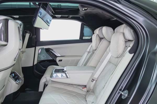 BMW M760E-Frozen Black Matt-Special Order-High Specifications-M Sports Package-Rear Executive Lounge