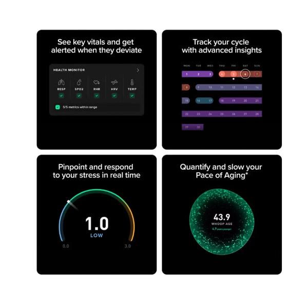 WHOOP Peak – 12-Month Membership – 5.0 Health and Fitness