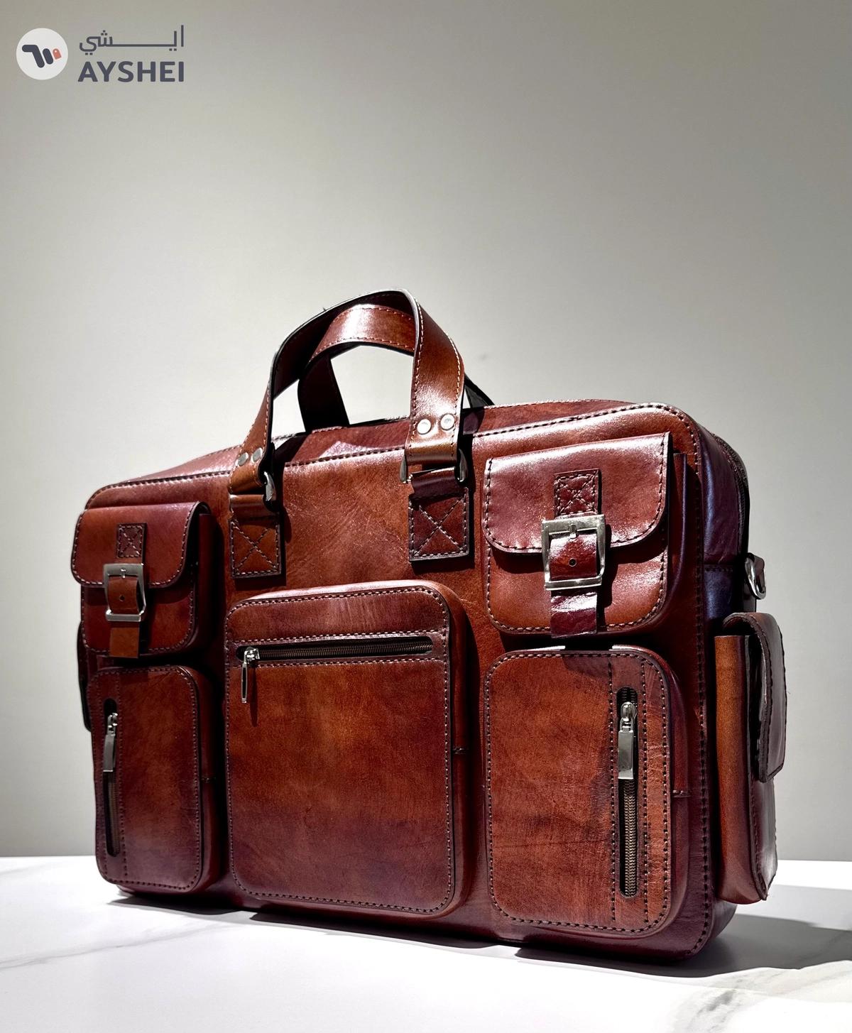 genuine leather hand bag-1-1