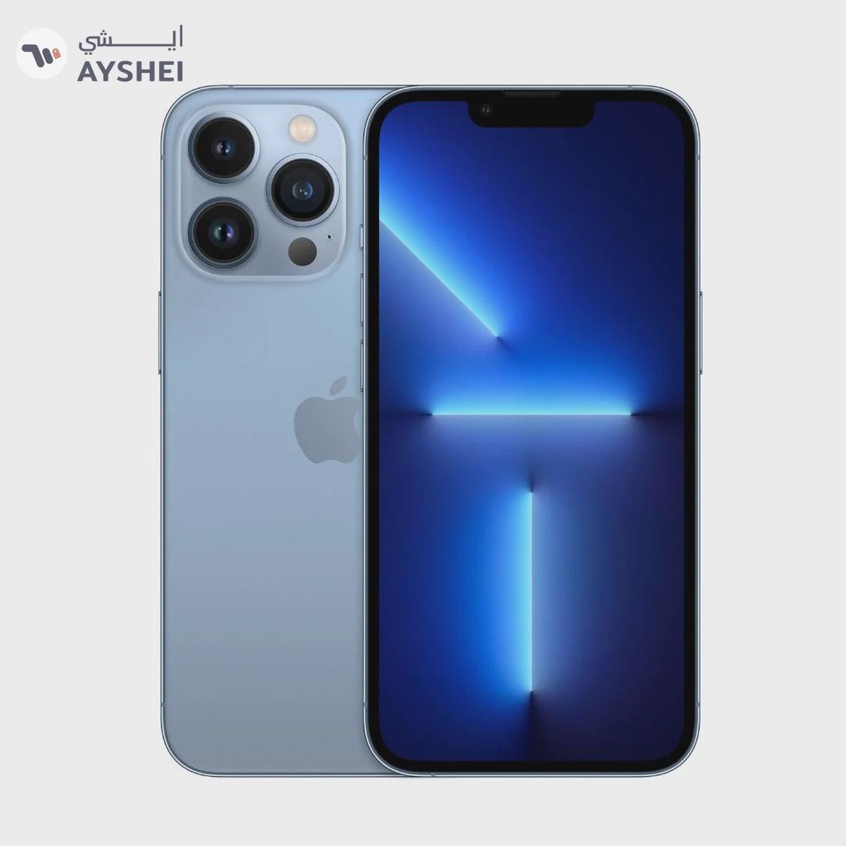 Renewed IPhone 13 Pro 256GB Sierra Blue- 6 months exclusive warranty by Alpha Mobile.-1-portrait
