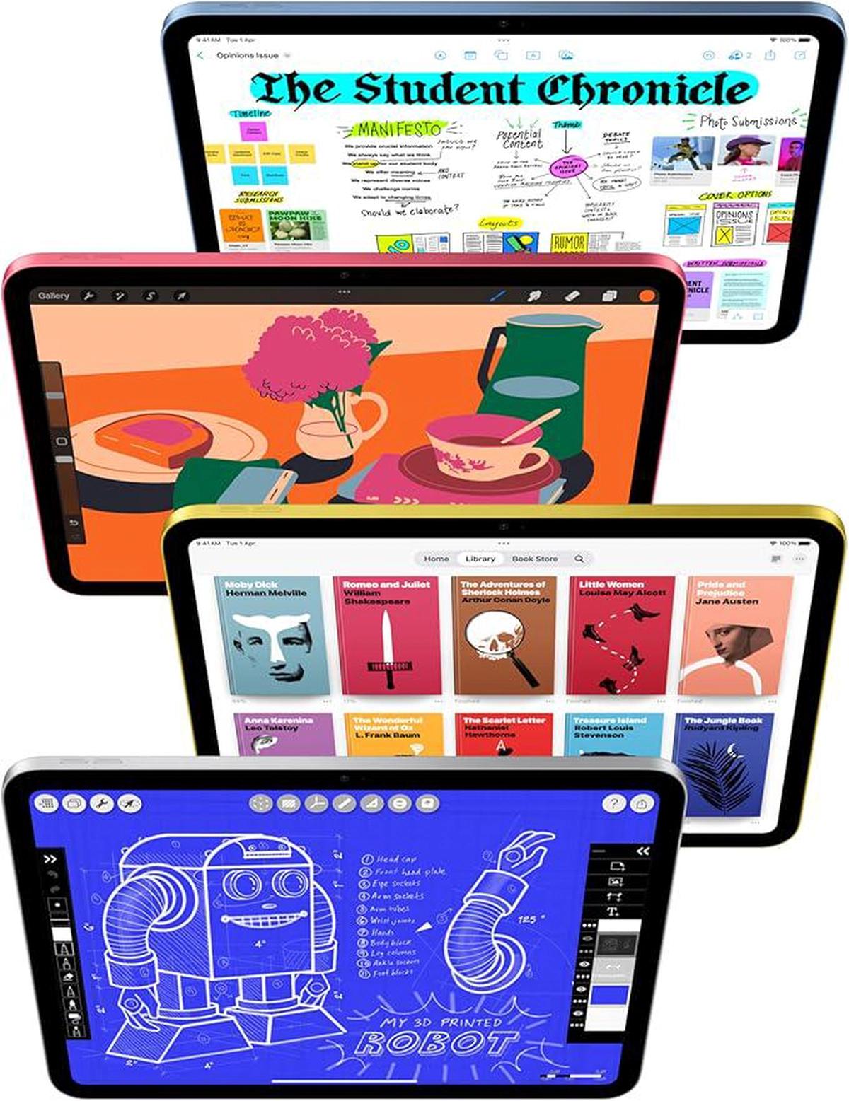 Apple iPad 11-inch: A16 chip - Blue (International Version)-0-portrait