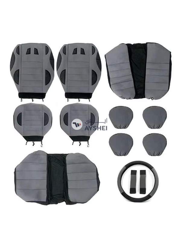 Generic Set Of 13 Front Rear Car Seat And Wheel Cover