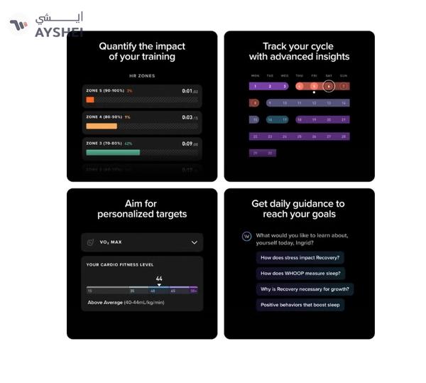 Whoop One – 12-Month Membership – 5.0 Health and Fitness Wearable
