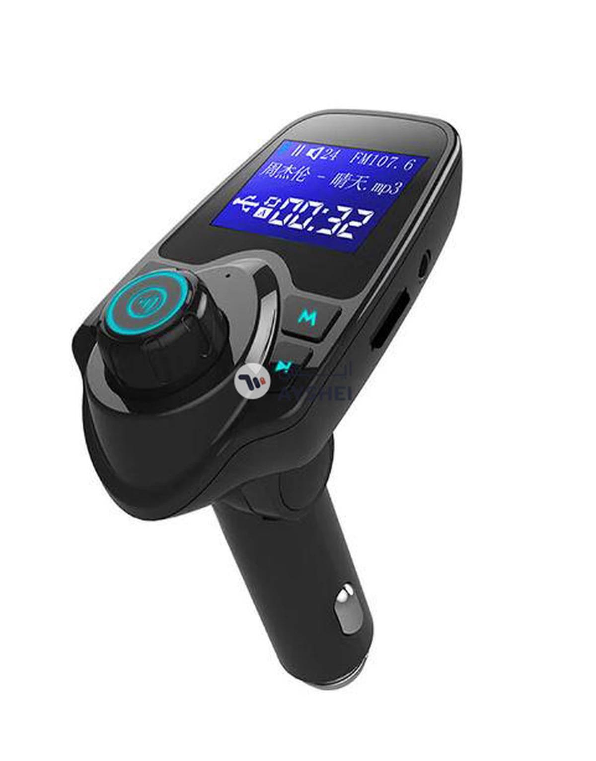 AGETUNR Bluetooth Car Charger With FM Transmitter/Wireless/Memory Card Reader-1-1