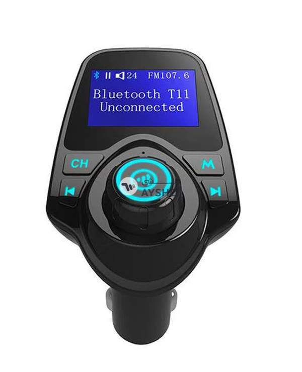 AGETUNR Bluetooth Car Charger With FM Transmitter/Wireless/Memory Card Reader