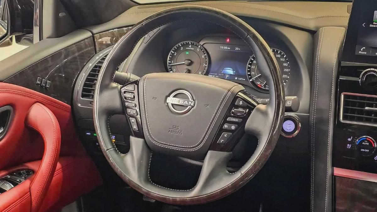 NISSAN - PATROL - LE PLATINUM - V 8 - 2022 MODEL - GCC SPECS - V 8 - 58,000KM - GOLD COLOR-2-2