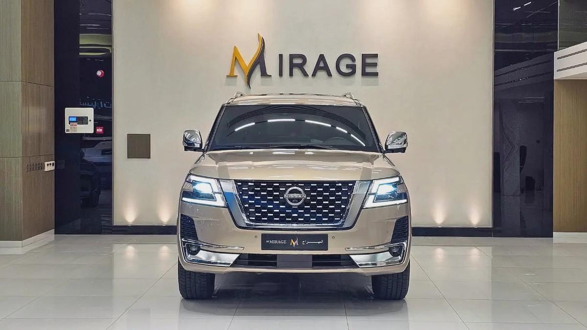 NISSAN - PATROL - LE PLATINUM - V 8 - 2022 MODEL - GCC SPECS - V 8 - 58,000KM - GOLD COLOR-13-13