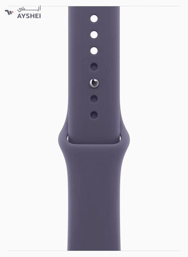 Apple Watch Series 11 GPS 46mm - Silver Aluminium Case With Purple Fog Sport Band - M/L