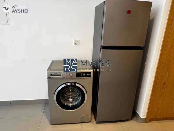 Spacious studio with kitchen appliances and all facilities available in Al mamsha.