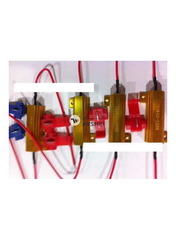 Generic 4Pcs 50W 6ohm Load Resistors Fix LED Bulb Fast Hyper Flash Turn Signal Blink Error Code