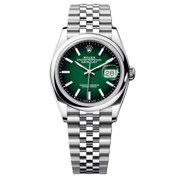 Rolex Datejust 36mm Ombre Green Dial