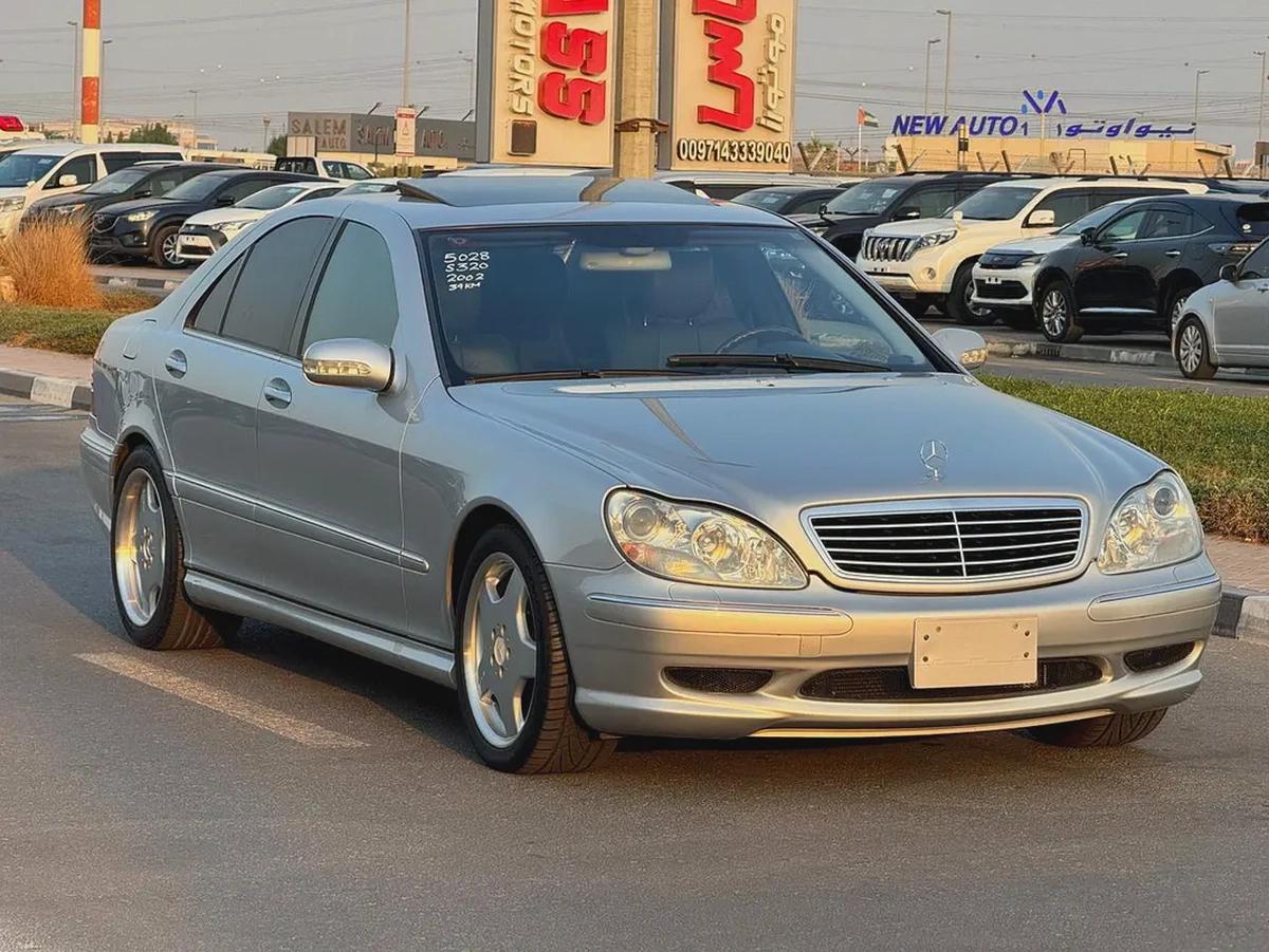 Mercedes Benz S320 AMG PKG 2002 39000km only - 4.5 Auction Grade - Original Paint - Clean Title-0-0