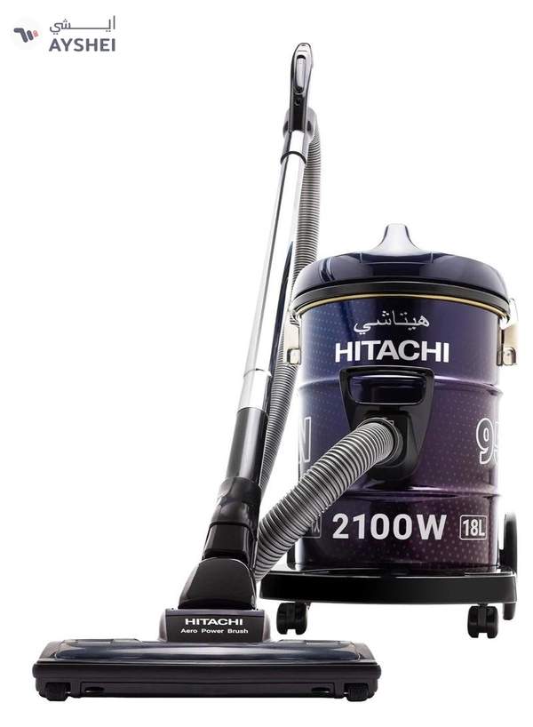 Hitachi Drum Vacuum Cleaner, Aero Power Brush to Clean Efficiently