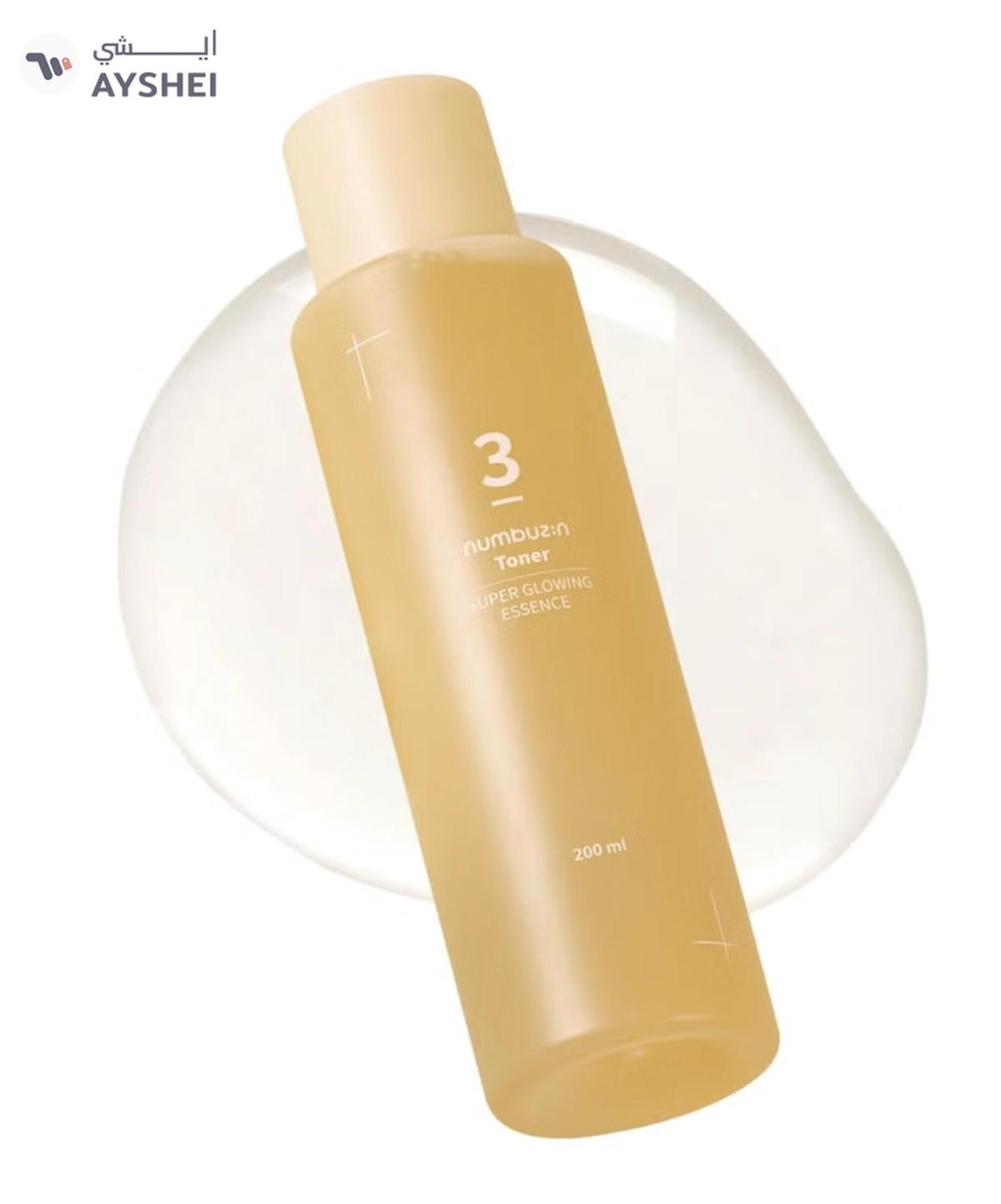Numbuzin No.3 Super Glowing Essence Toner, Fermented Ingredients, Niacinamide, Galactomyces, -1-1