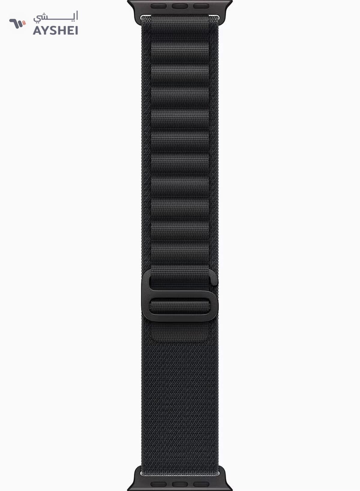 Apple Watch Ultra 3 GPS + Cellular 49mm (TDRA Version) Black Titanium Case With Black Alpine Loop - Large-0-portrait