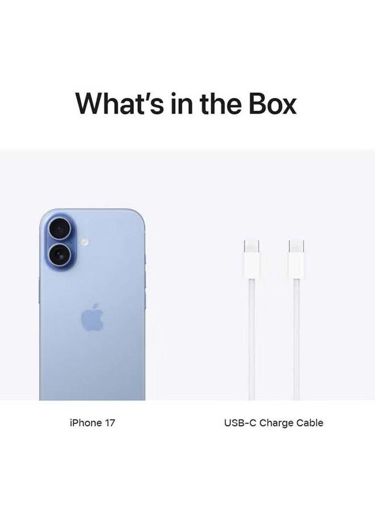 Apple iPhone 17 256GB Mist Blue 5G (eSim only) With FaceTime - International Version-2-2