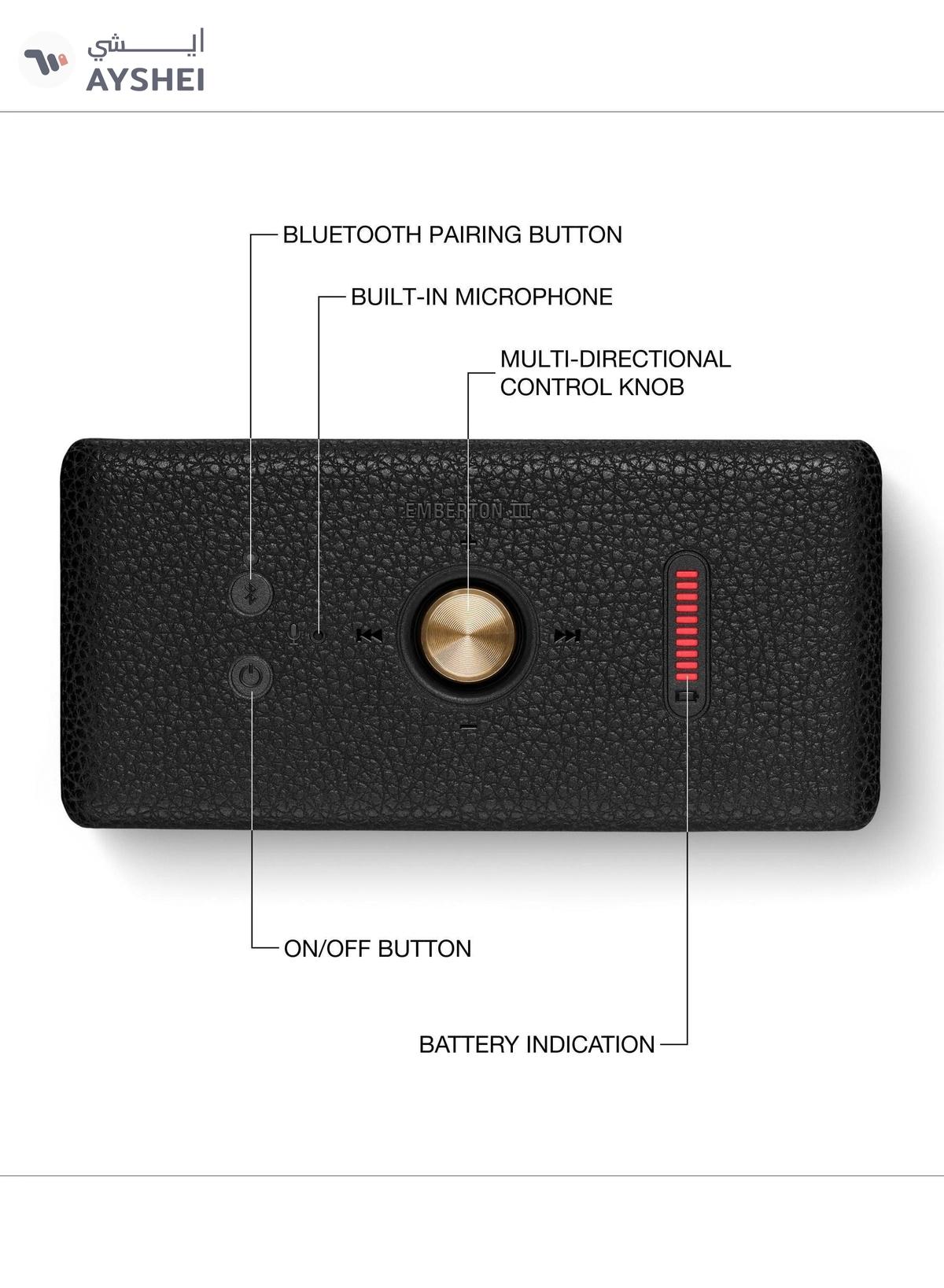 Marshall Emberton III Portable Bluetooth Speaker-6-6