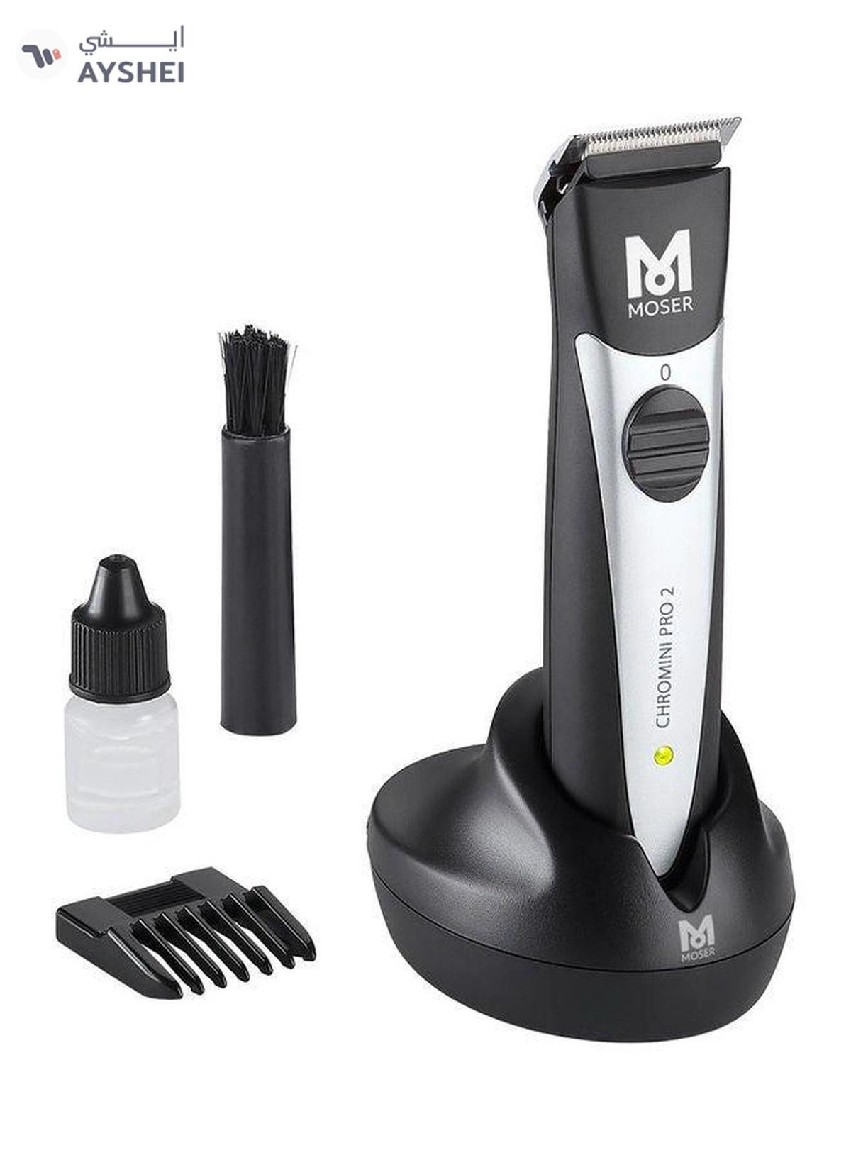 MOSER Chromini Pro2 with U-Blade Trimmer Black 130grams-0-portrait