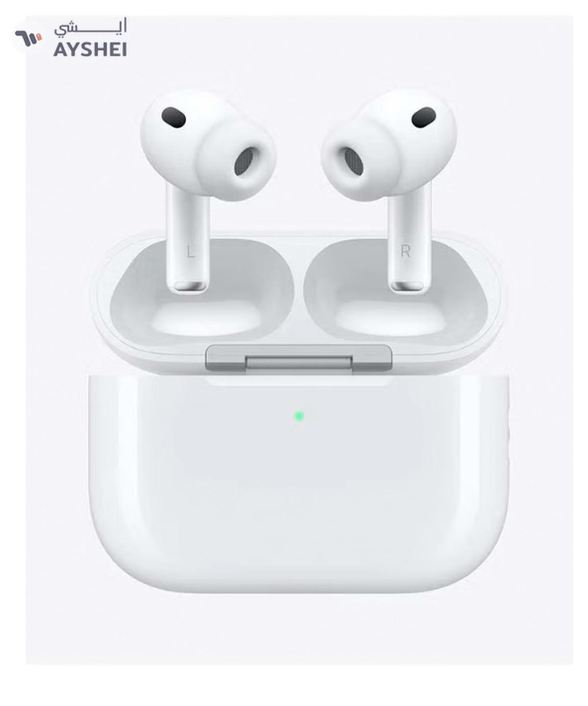 Apple AirPods Pro 3 Wireless Earbuds, Bluetooth Headphones, Active Noise Cancellation, Hearing Test, Hearing Aid,Hearing Protection features, Heart rate sensing during workouts, Live Translation, High-Fidelity Sound, H2 Chip, USB-C Charging - White-3-3