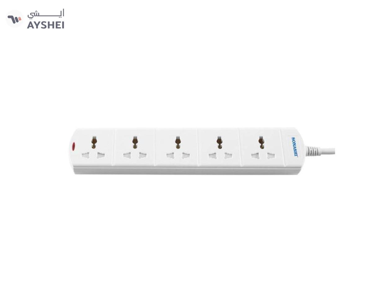 Sonashi 5Way Universal Extension Socket with Indicator Light and Safety Shutter-0-landscape