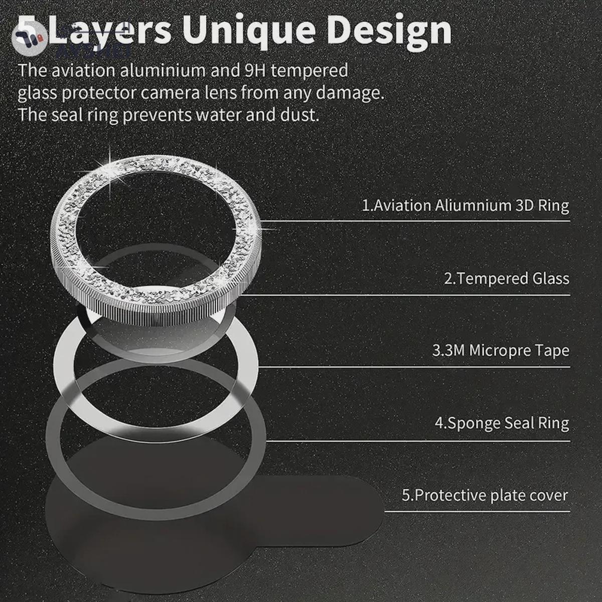 Diamond Camera Lens for iPhone 13 Pro Max-2-2