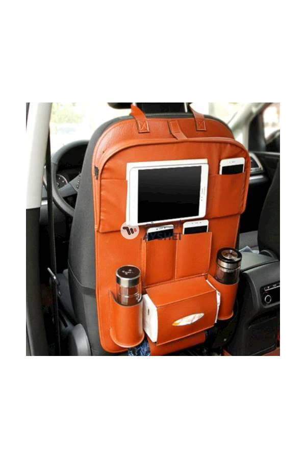 Generic Leather Car Backseat Organizer