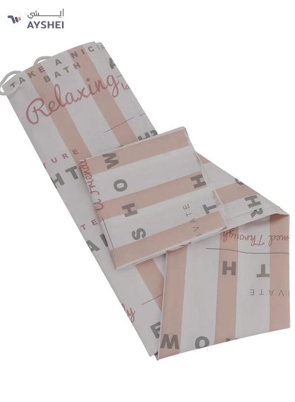 DELCASA Shower Curtain PEVA Water Repellent Curtain DC2350