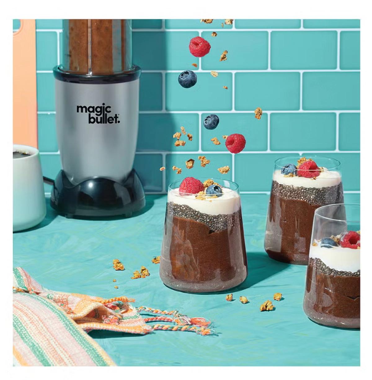 Magic Bullet 9-Piece High-Speed Blender/Mixer System 532 ml 400 W MB4-1012 Silver/Clear/Black-6-6