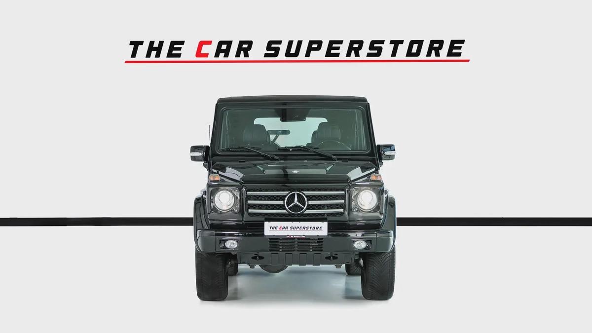 Mercedes Benz G500 Convertible-Serviced At Gargash-Full Service History-Collectors Dream-2-2