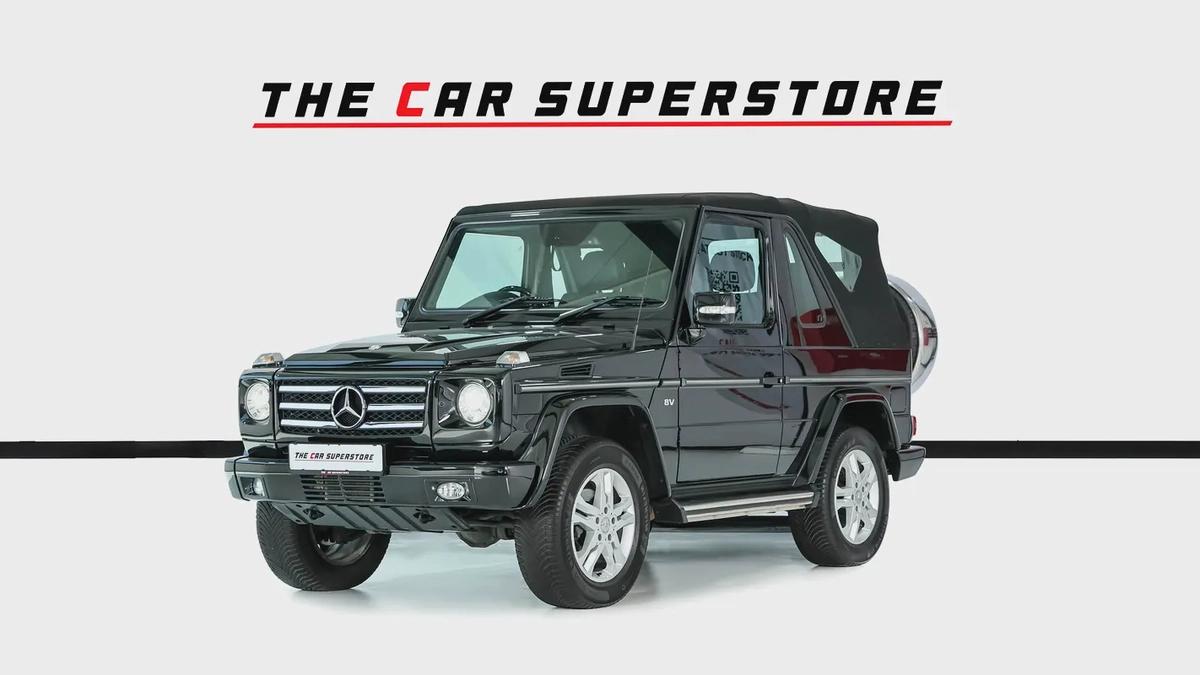 Mercedes Benz G500 Convertible-Serviced At Gargash-Full Service History-Collectors Dream-3-3