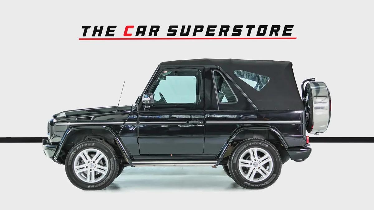 Mercedes Benz G500 Convertible-Serviced At Gargash-Full Service History-Collectors Dream-4-4