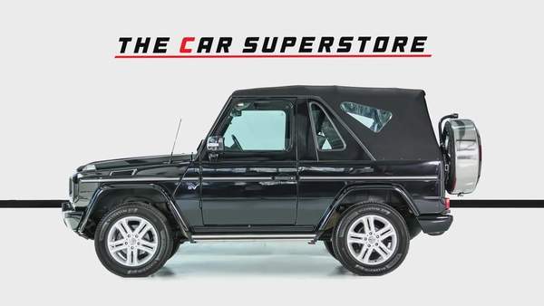 Mercedes Benz G500 Convertible-Serviced At Gargash-Full Service History-Collectors Dream