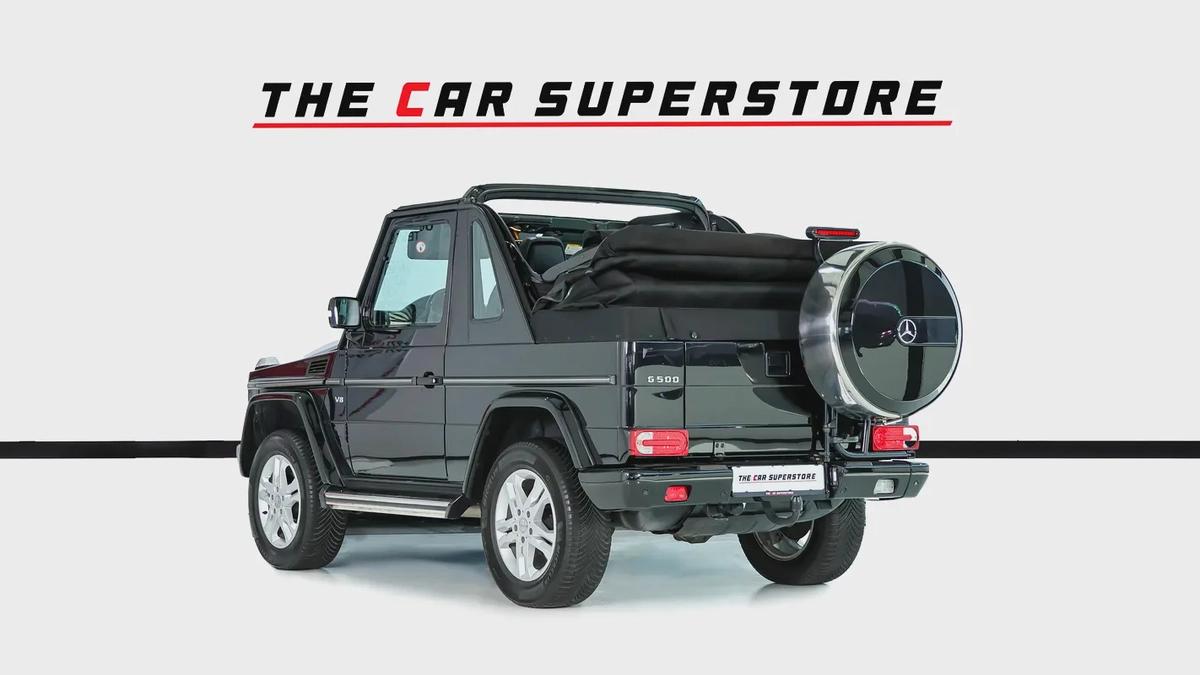 Mercedes Benz G500 Convertible-Serviced At Gargash-Full Service History-Collectors Dream-5-5