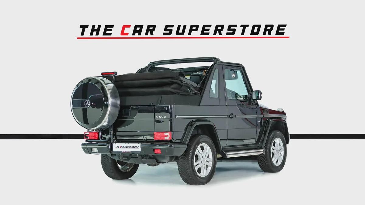 Mercedes Benz G500 Convertible-Serviced At Gargash-Full Service History-Collectors Dream-7-7