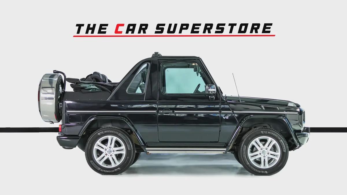 Mercedes Benz G500 Convertible-Serviced At Gargash-Full Service History-Collectors Dream-8-8
