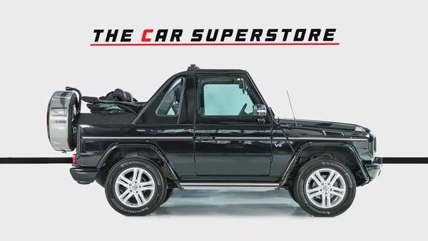 Mercedes Benz G500 Convertible-Serviced At Gargash-Full Service History-Collectors Dream