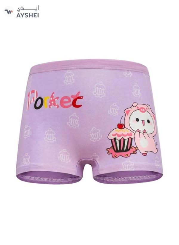 babyqlo 4 Pack Cute Porket With Cupcake Printed Boxer Multicolour