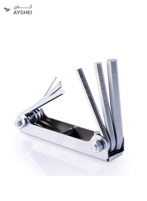 ABBASALI Folding Allen Key Set Metric 8 Pieces