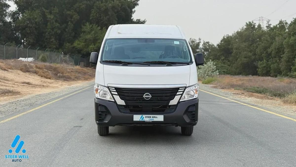 2025 Nissan Urvan NV350 Highroof Delivery Van GCC White Automatic-1-1