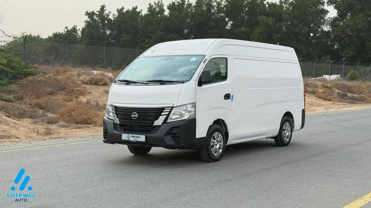 2025 Nissan Urvan NV350 Highroof Delivery Van GCC White Automatic-2-2