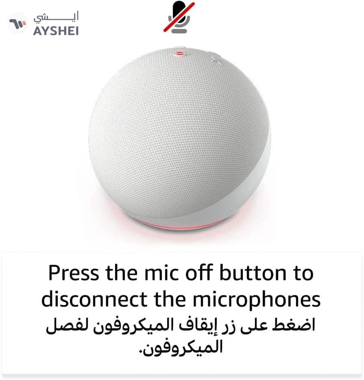 Amazon Alexa Echo Dot (5th Gen) | smart bluetooth speaker with vibrant sound and Alexa | Use your voice to control smart home devices, play music or the Quran, and more (speaks English & Khaleeji) | Charcoal-3-3