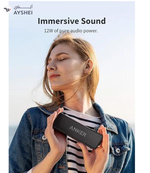 Anker 2 Portable Bluetooth Speaker with 12W Stereo Sound, Bluetooth 5