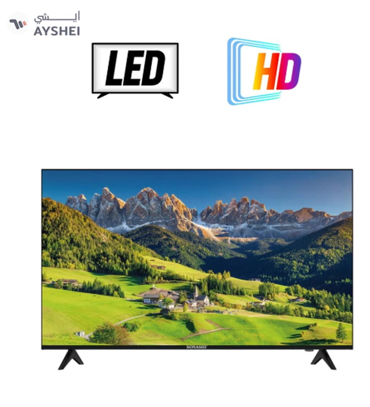 SONASHI 32 Inch HD Smart LED TV - Frameless Design with Remote Control-0-0