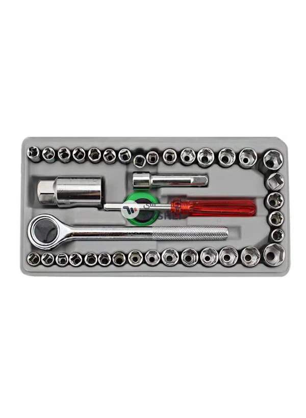 Generic 40-Piece Car Combination Socket Wrench Set