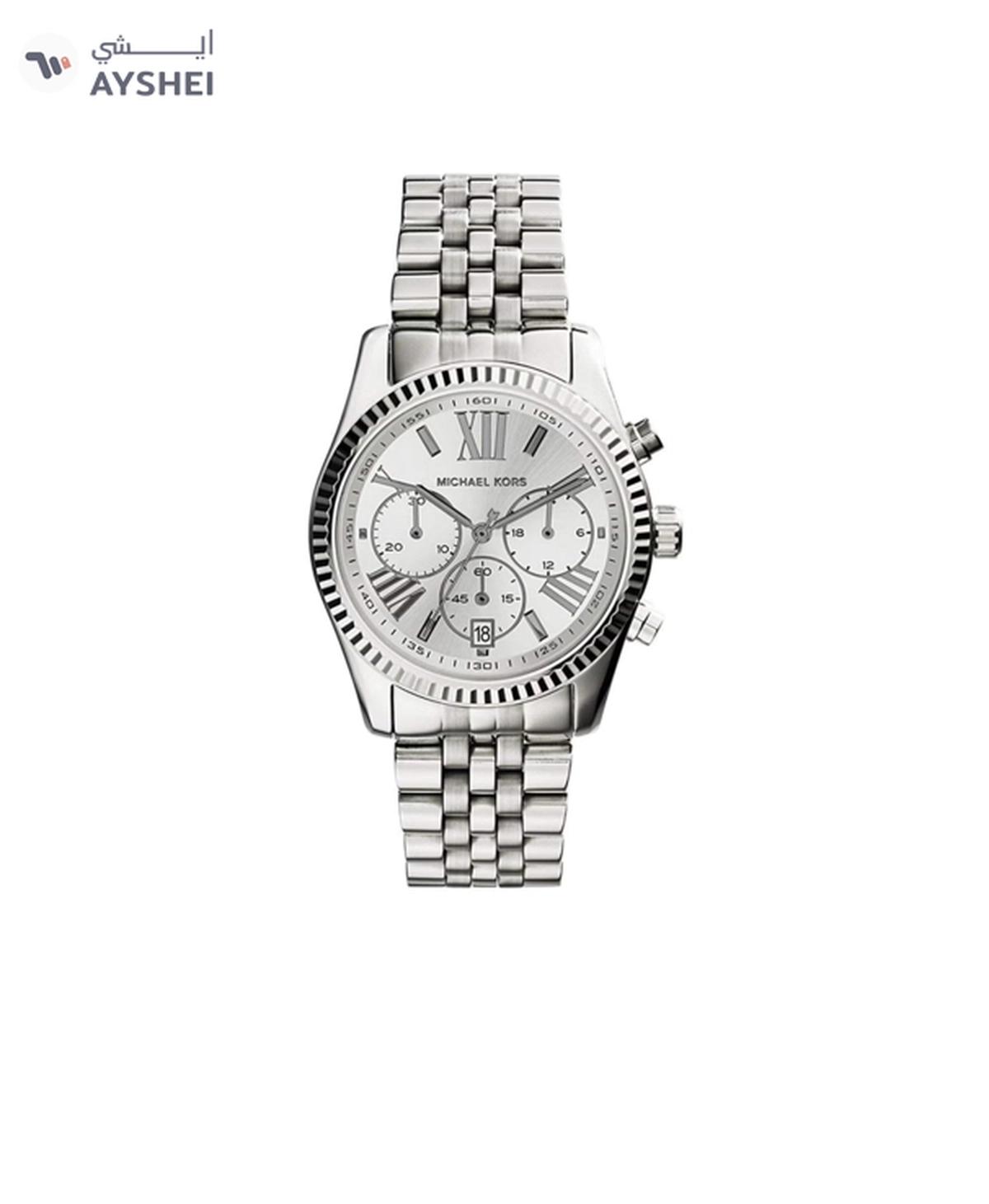Michael Kors Women's Stainless Steel Chronograph Watch MK5555-0-portrait