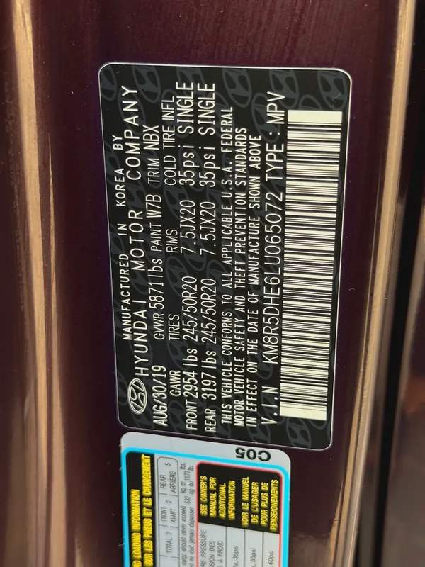 Hyundai palisade 2020 limited full option panorama 360 camera HTRAC 4/4