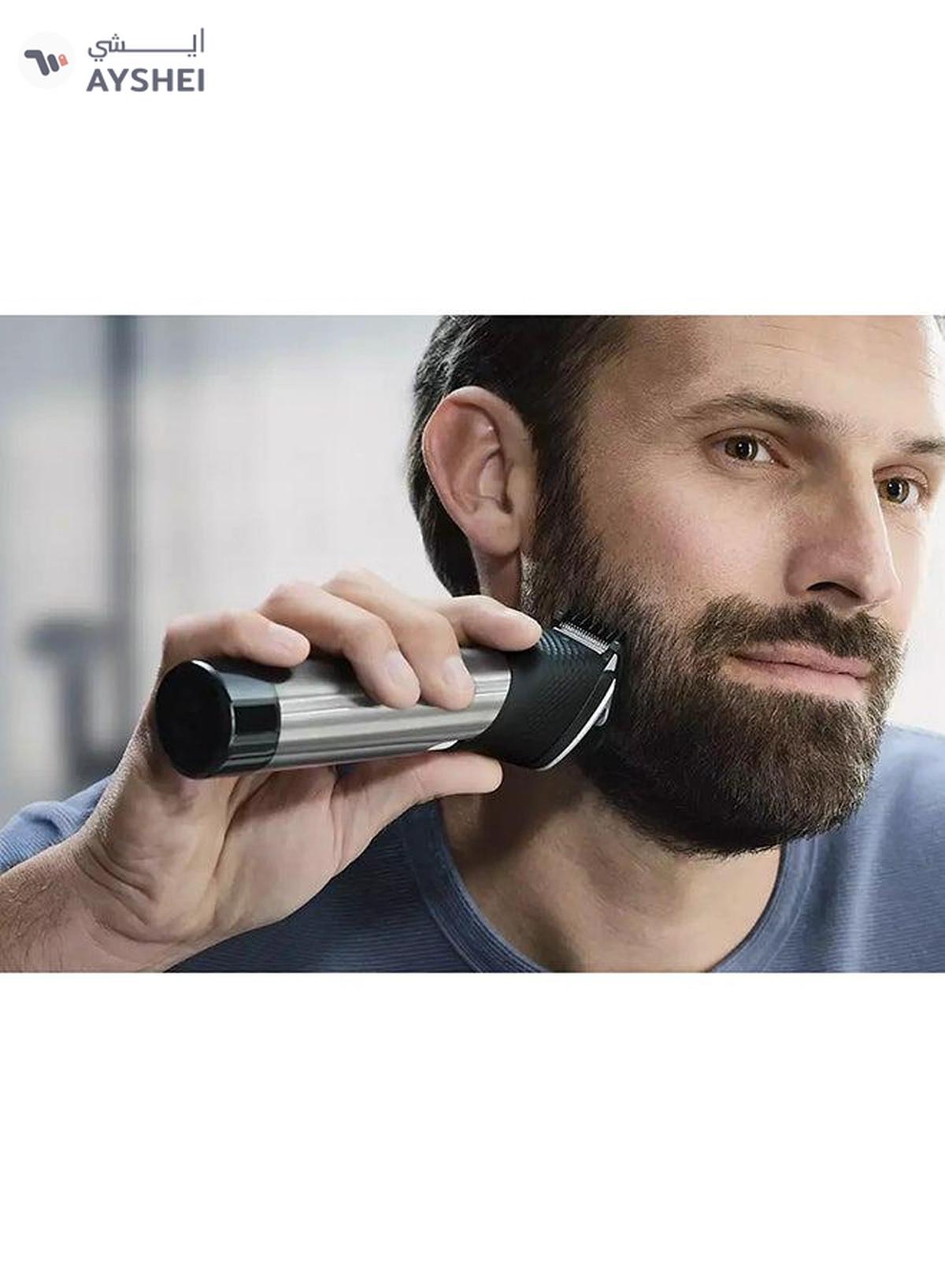 Philips Beard Trimmer 9000 Prestige BT9810/13, 2 Years Warranty Black/Silver-1-portrait
