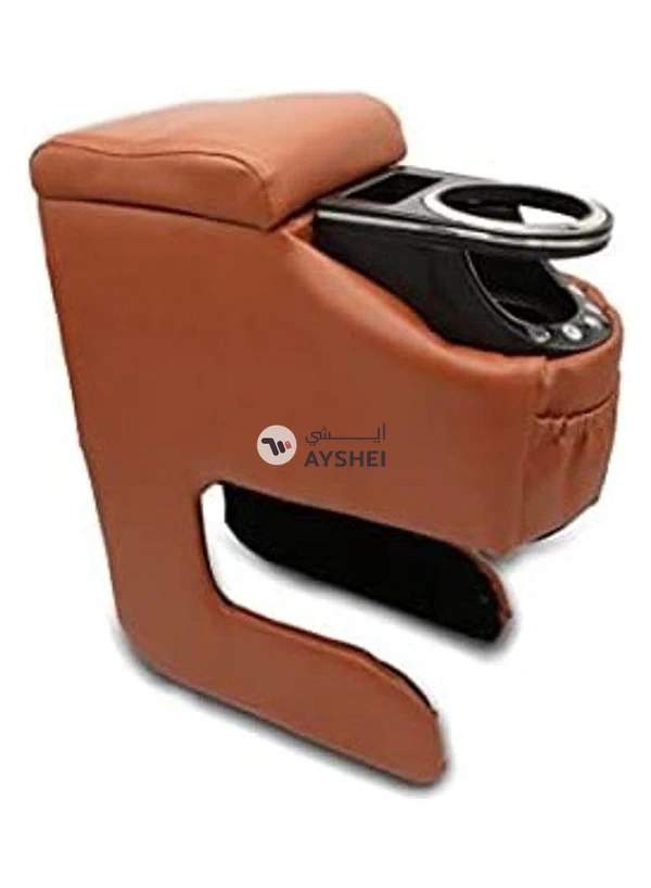 Generic Universal Arm Rest Console Box With Car Drink Holder