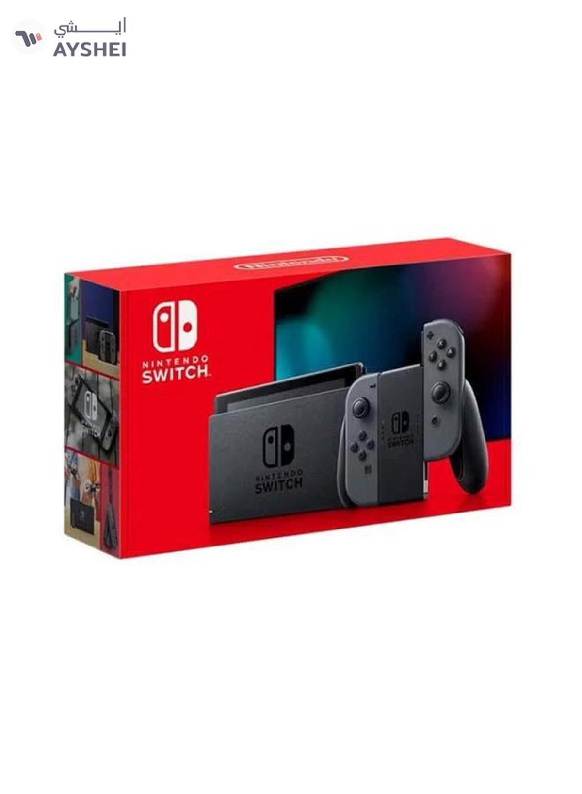 Nintendo Switch Console Extended Battery With Grey Joy‑Con-1-portrait
